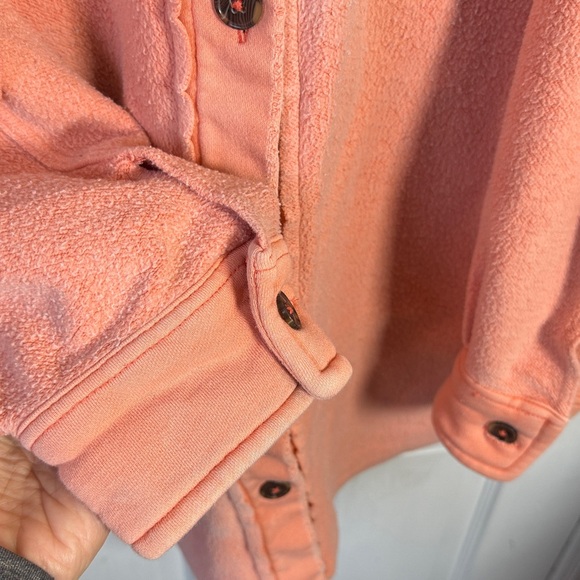 Free People We the Free Ruby Fleece Shirt Jacket W2126 Sz Large - Picture 7 of 11